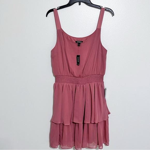 Pink (Dusty Rose) Express Dress - Picture 2 of 6